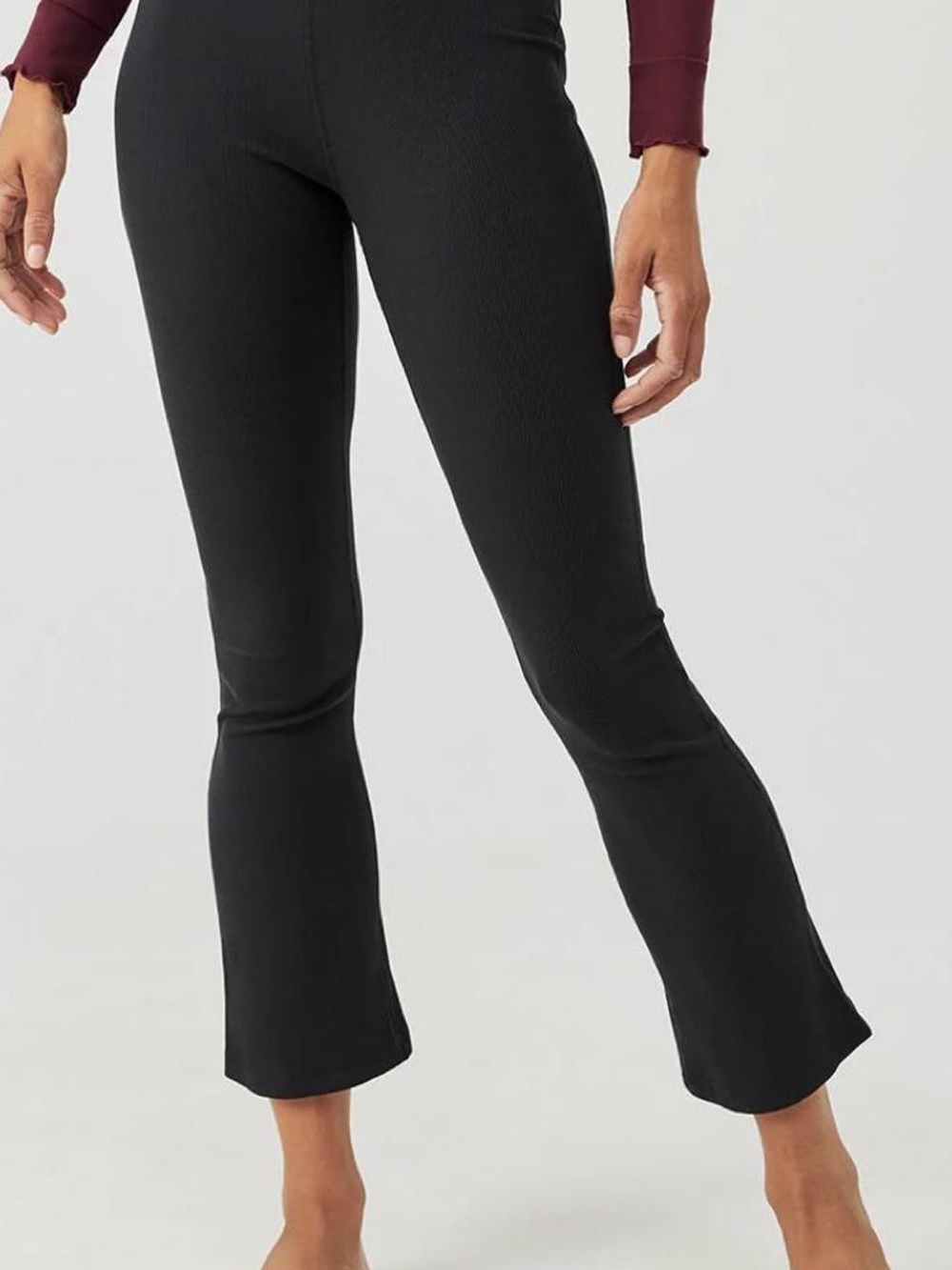 Outdoor Voices Black Flare Leggings